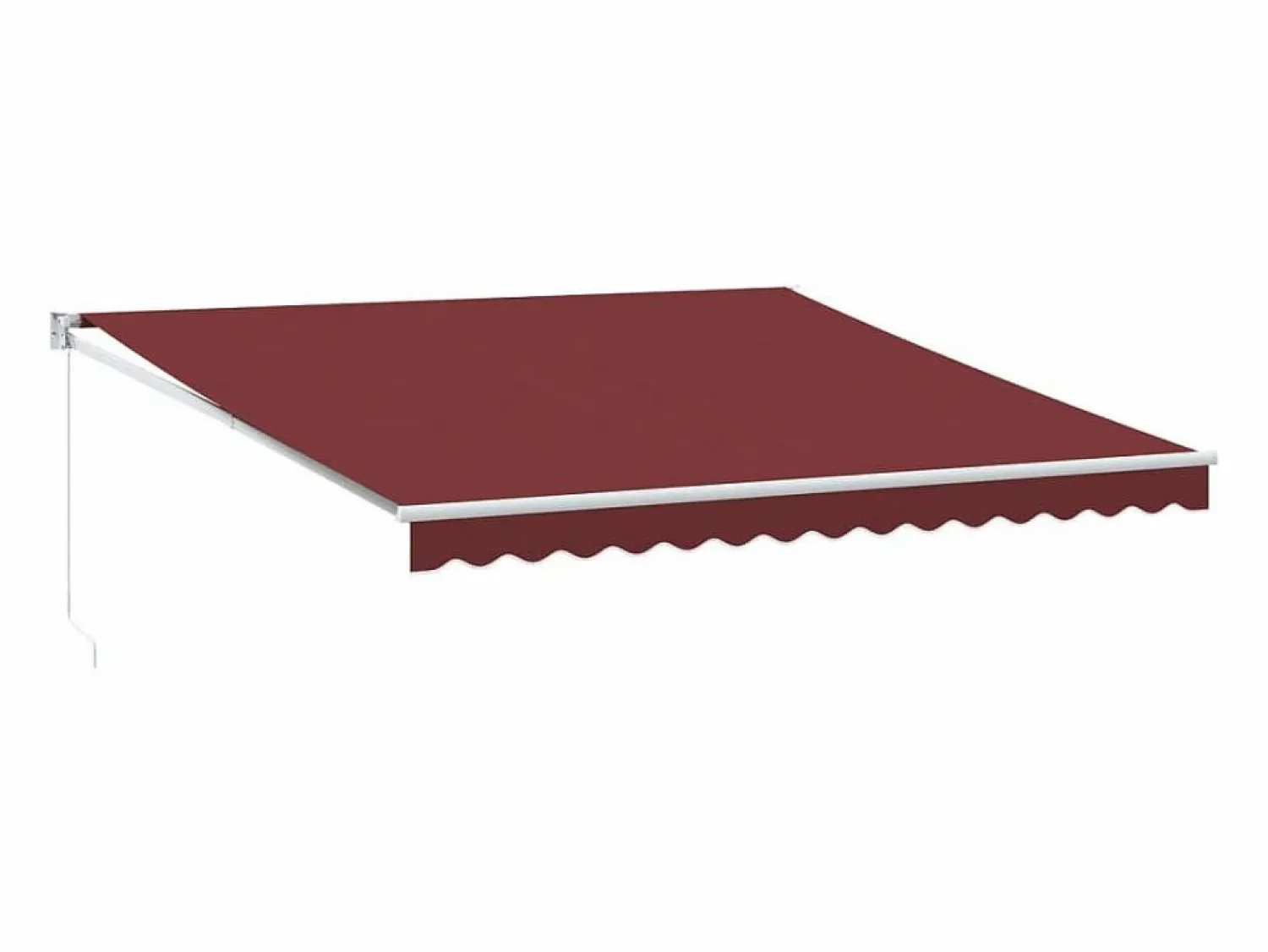 Discount Toldo retráctil manual burdeos 400x300 cm ES925125 Estor Y Toldo