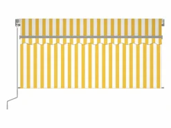 Toldo retráctil manual con persiana y blanco 3x2,5 m ES954805