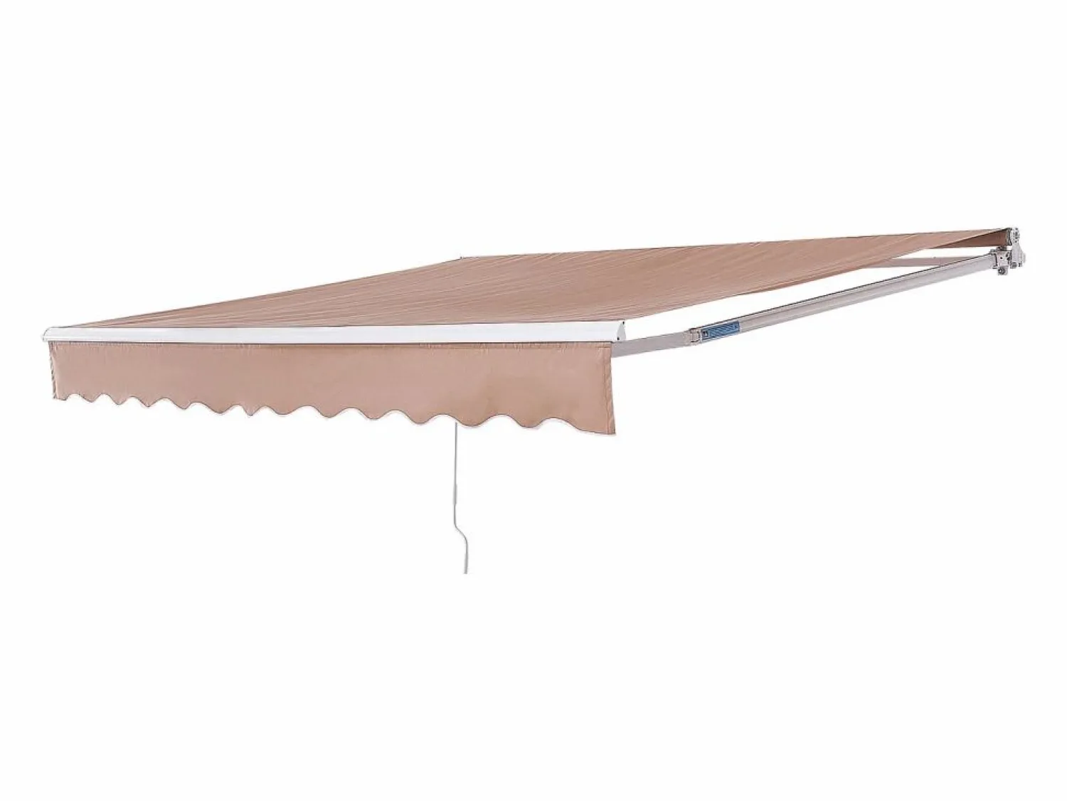 Toldo Retráctil Manual para Patio SucceBuy, 305 x 244 CM, Toldo Retráctil para Patio, Refugio Solar con Manivela