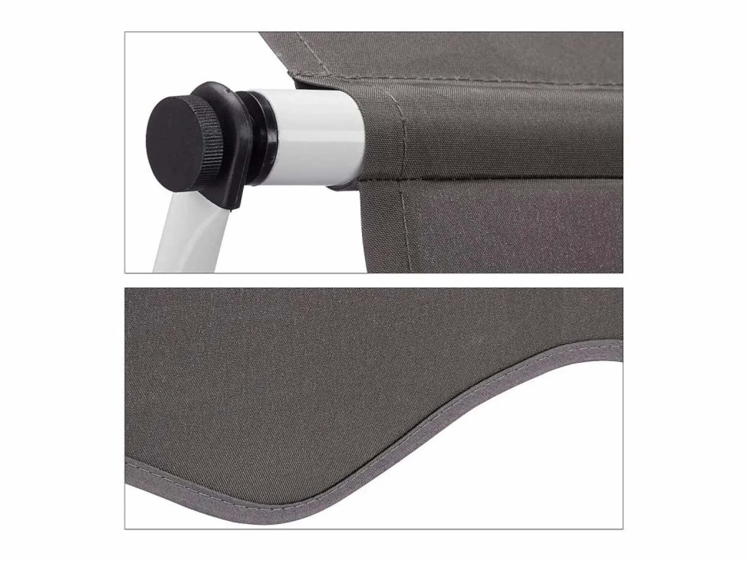 Helloshop26 Toldo telescópico para balcón con manivela altura regulable resistente a los rayos UV poliéster y acero 150 x 120 cm 13_0002541_6