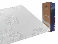 Sale Toper viscoelástico 90x190 INFINIUM Altura 4 cm| Efecto memoria| De funda|Lavable Sobrecolchón