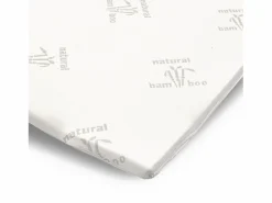 Discount The White Stone Topper de Látex Natural 135x190 | Bambú transpirable, desenfundable
