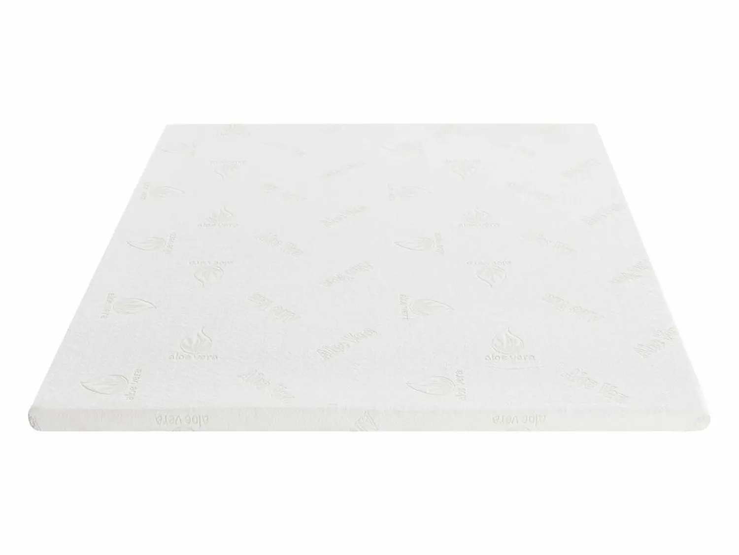 Online NATUREA Topper Deluxe con memoria de forma ALOE VERA 160x200 cm Blanco