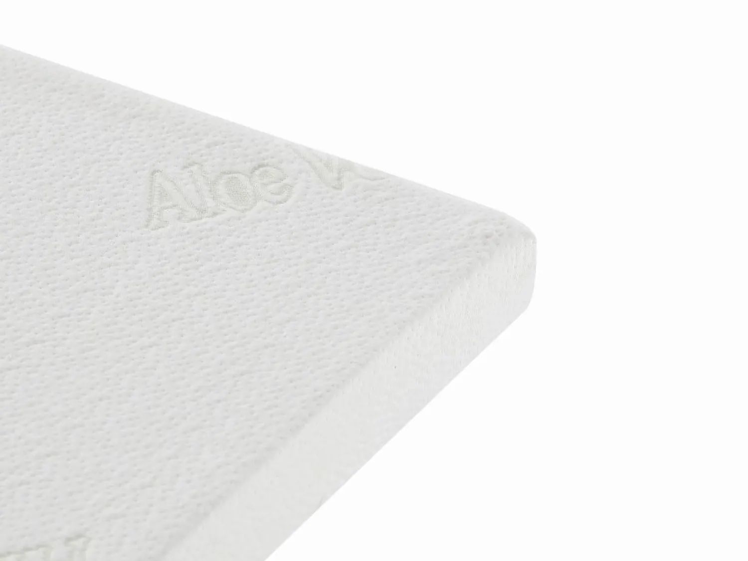 Online NATUREA Topper Deluxe con memoria de forma ALOE VERA 160x200 cm Blanco