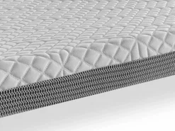 Topper viscoelastico 100X200 JENO, Altura 8 CM, desenfundable y adaptable. Firmeza 3/5 Media Sobrecolchón