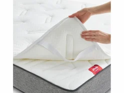 Outlet PIKOLIN Topper 200x200cm| HOME| Visco+Fibra| Confort Ergonómico Blanco