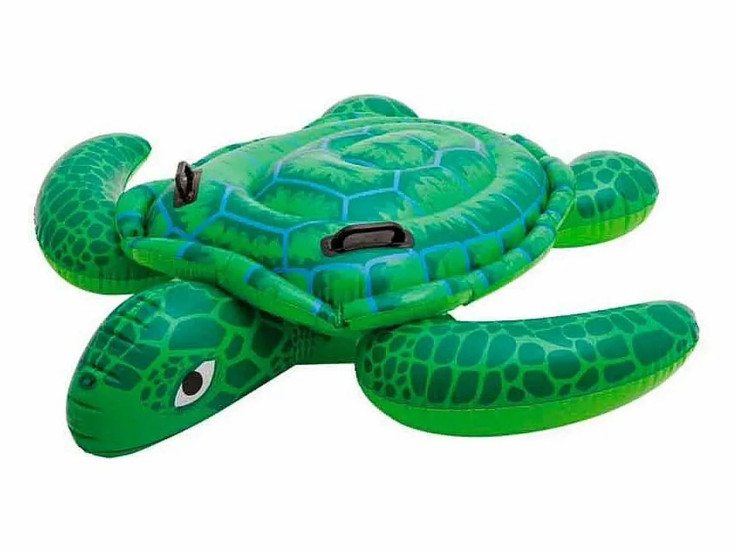 New Intex Tortuga hinchable con asas laterales +3A verde 150x127 cm Transparente