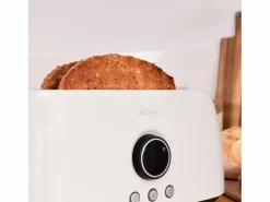 Outlet Tostador Cecotec ClassicToast 15000 Extra Double 1500W 4 rebanadas pantalla digital Pequeño Electrodoméstico