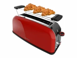 New Tostador vertical Cecotec Toastin' Time 850W diseño vintage ranura larga Rojo