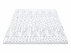 Online Ysmée Tóper 160 x 200 cm espuma viscoelástica 7 zonas grosor 5 cm - ARTISSA de YSMÉE Blanco