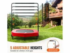 New Trampolín SucceBuy, Trampolín Mini 142 cm para Niños, Plegable, para Bebés, Interior y Exterior, Para Niños de 3 Años en Adelante, Cama Elástica