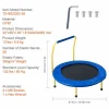 Discount Trampolín SucceBuy Trampolín de 3 Patas para Niños, Plegable para Interior y Exterior