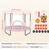 Outlet Trampolín SucceBuy Trampolín para Niños de 152.5CM con Red de Protección para Interiores y Exteriores. Cama Elástica
