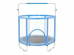 Trampolín SucceBuy, Trampolín Mini de 140 cm para Niños, para Bebés con Red para Uso Interior y Exterior