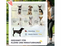 Online Transportín plegable 2 en 1 para perros con cojín, 4 ruedas y ventana de malla, de acero y Oxford, (82 x 49,5 x 98 cm) Transportín De Paseo Para Animales