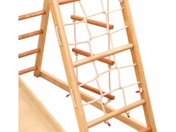 Hauss Spole Triángulo de escalada 7 en 1 con columpio y tobogán - Luz natural