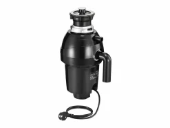 Online Triturador de Residuos SucceBuy, 1CV, Sistema de Trituración de Residuos de Alimentos con Montaje EZ,3960 rpm,Equipado con Cable de Alimentación Negro