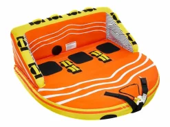 Best Tubo Remolcable SucceBuy para Navegación, Flotador Inflable para Deportes Acuáticos de 1 a 3 Pasajeros Naranja