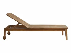 Miliboo Tumbona de madera de acacia maciza CANOPEE
