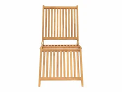 Sale vidaxl Tumbona de madera maciza de teca Color natural claro