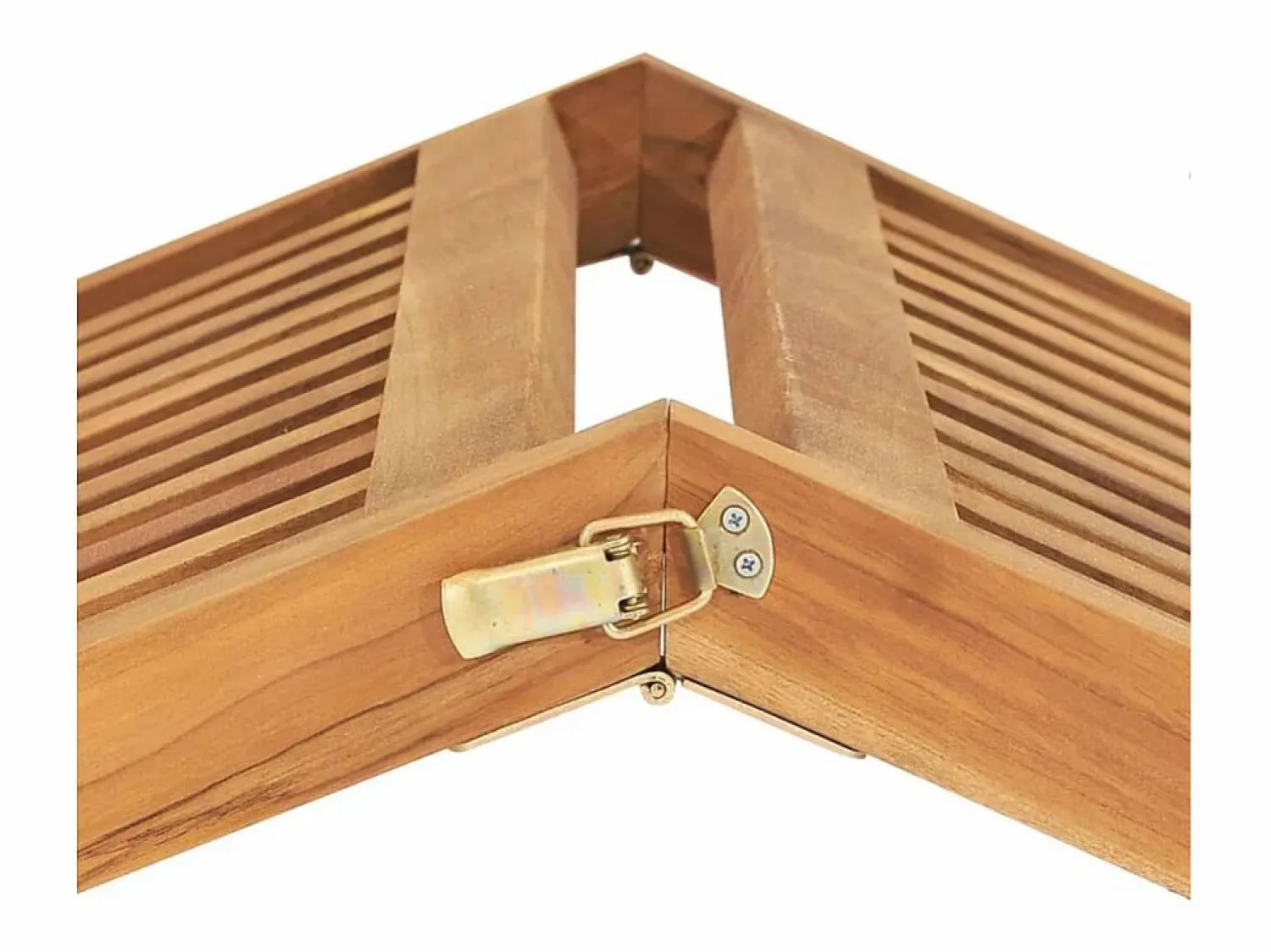 Sale vidaxl Tumbona de madera maciza de teca Color natural claro