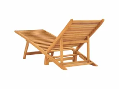 Sale Tumbona de madera maciza de teca ES23442 Marru00f3n