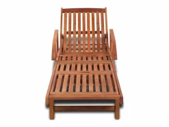 Tumbona de madera maciza de acacia ES90724