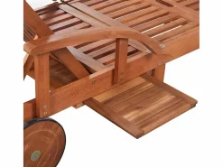 Tumbona de madera maciza de acacia ES90724