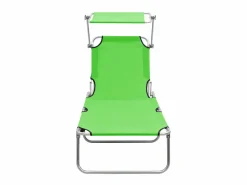 Best Tumbona plegable con toldo de acero manzana ES79885 Tumbona