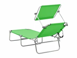 Best Tumbona plegable con toldo de acero manzana ES79885 Tumbona