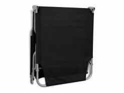 Outlet Tumbona plegable de acero con recubrimiento polvo ES272895 Negro