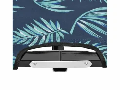 Best Tumbona plegable para 2 personas acero con estampado de hojas ES39360 Tumbona