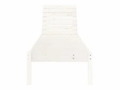 Online Tumbonas 2 unidades madera maciza de pino 199,5x60x74 cm ES67093 Blanco