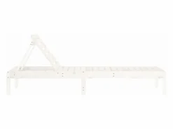 Clearance Tumbonas 2 unidades madera maciza de pino 199,5x60x74 cm Tumbona