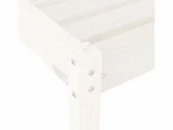 Clearance Tumbonas 2 unidades madera maciza de pino 199,5x60x74 cm Tumbona