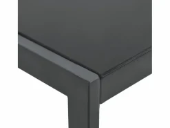 Hot vidaxl Tumbonas con mesa 2 unidades textilene y acero Gris