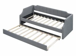 OKWISH Tumbonas 90x200/190 cm - diván individual tapizado con nido -