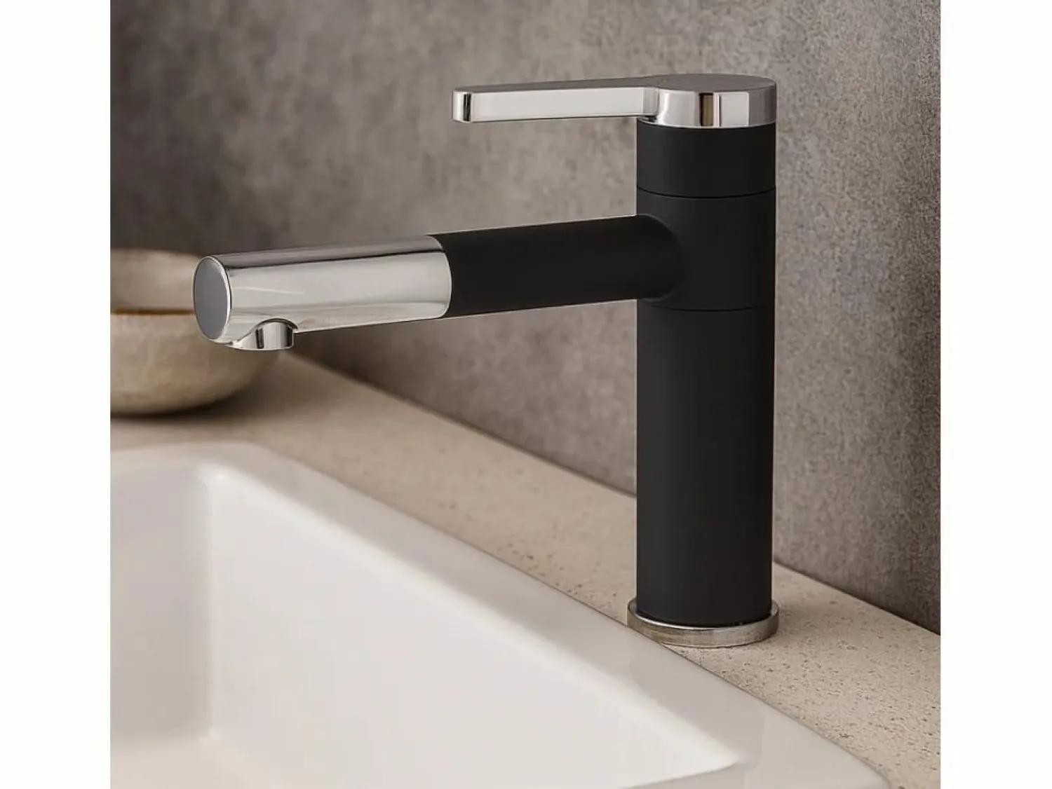 Discount Ultrate grifo mezclador bajo y cromado para lavabo Grifo