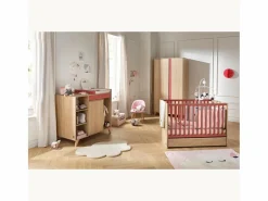 Clearance Sauthon Un cambiador convertible en escritorio Rosa