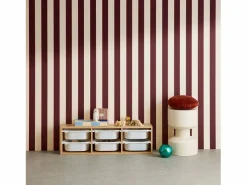 Sweeek Unidad de almacenamiento para niños, 6 cubos natural