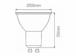 Discount Uniform-Line - Foco LED GU10 6W 120° Regulable 3000K - Iluminación general y difusa para espacios interiores - Beneito & Faure Bombilla