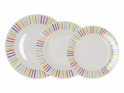 Vajilla California Quid 18 piezas 6 servicios porcelana