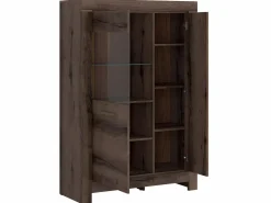 Petits-Meubles Vajillero 2 puertas Adam Madera oscura