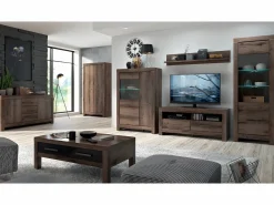 Petits-Meubles Vajillero 2 puertas Adam Madera oscura