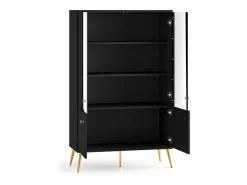 Hot Petits-Meubles Vajillero 4 puertas Manoé Negro