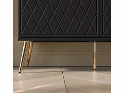 Hot Petits-Meubles Vajillero 4 puertas Manoé Negro
