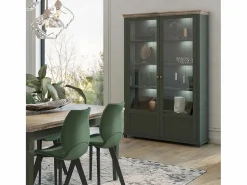 Petits-Meubles Vajillero 2 puertas Martin y Madera Verde
