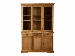 Clearance BERAH GETAH Vajillero de teca maciza 150 cm Color natural claro