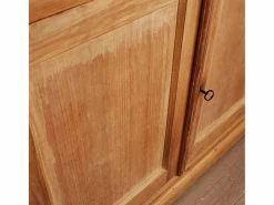 Clearance BERAH GETAH Vajillero de teca maciza 150 cm Color natural claro
