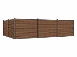 Sale Valla Alt. 148 cm kit 9 tablones + 1 poste antracita - PALIZO Cercados Y Ocultación